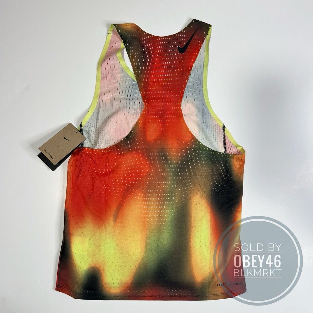 Nike AeroSwift Elite Entry ADV Running Tank Top Singlet HJ3380-736 Size Small - Picture 2 of 3